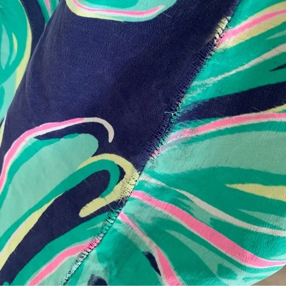 Lilly Pulitzer Flawed Rylee Silk Dress Tiger Palm Size 0 - Picture 12 of 16